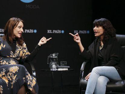 Encuentro de El País con suscriptores entre la directora de cine Paula Ortiz y la actriz Inma Cuesta en la sala Cuarta Pared de Madrid.