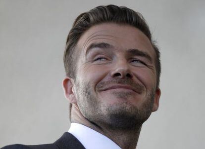 David Beckham, este miércoles en Miami.