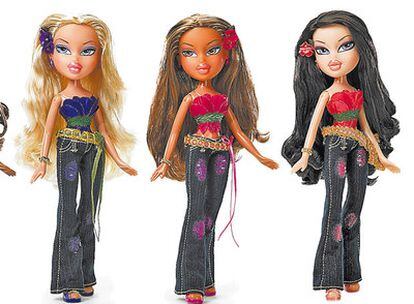 Las populares muñecas Bratz.