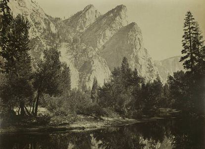 'Los Tres Hermanos'. Yosemite. (1863-1866)