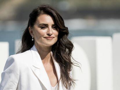 Penélope Cruz en el Festival de San Sebastián.