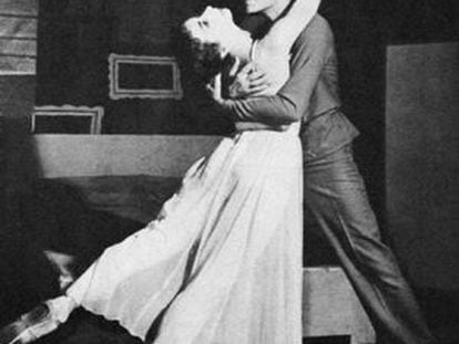 Paul Szilard, con Nora Kaye en 'Night fright'.