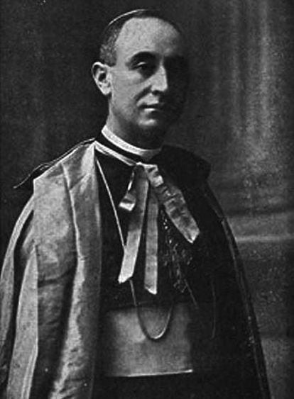 El obispo Fidel García Martínez, en una imagen de juventud.