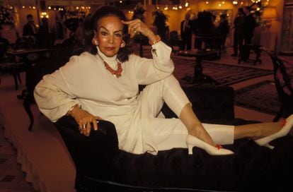 La actriz mexicana María Félix, en Francia, en una foto de archivo de 1990. 
