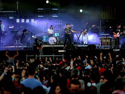 Vestusta Morla, en concierto en el BBK 2019.