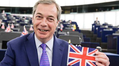 Nigel Garage, miembro del Parlamento Europeo y l&iacute;der de UKIP.