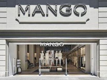 Tienda de Mango en Rambla Catalunya, en Barcelona. 