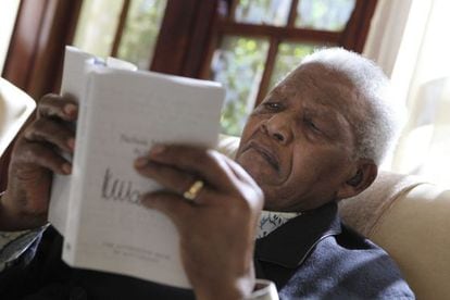 El expresidente sudafricano Nelson Mandela, en junio de 2011.