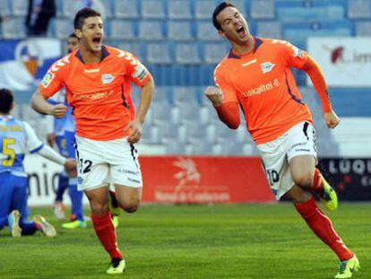 Viguera fue el máximo goleador del partido con un hat trick