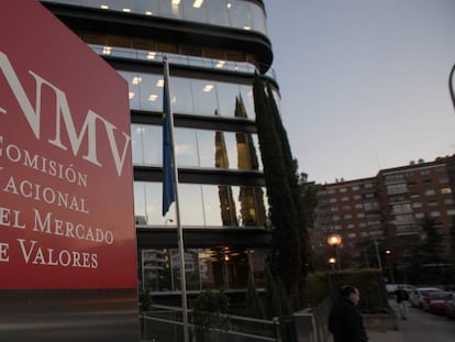 Sede de la Comisión Nacional del Mercado de Valores (CNMV) en Madrid. 