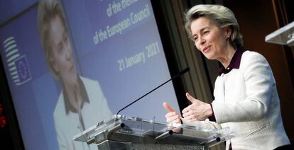 La presidenta de la Comisión Europea, Ursula Von der Leyen.