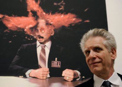 El director canadiense David Cronenberg, en una exposición celebrada en Roma en 2008 con imágenes de sus películas.
