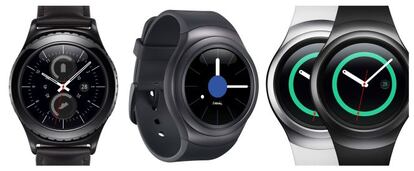 Modelos Gear S2 y Gear S2 Classic de Samsung.