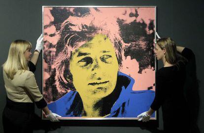 Retrato de Gunter Sachs por Warhol