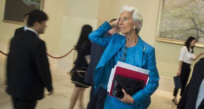 La directora gerente del FMI, Christine Lagarde.