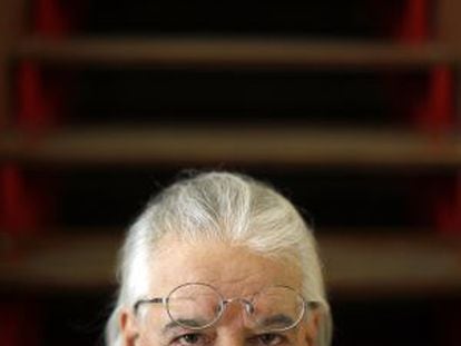 Patricio Guzman, cineasta, fotografiado en el Círculo de Bellas Artes de Madrid.