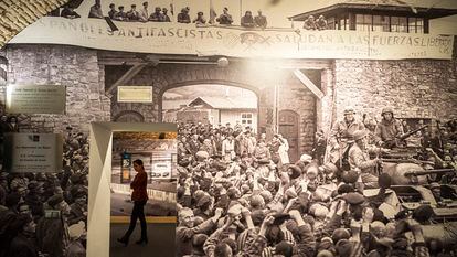 Exposición Mauthausen, memorias compartidas, en el Centro Sefarad-Israel de Madrid.