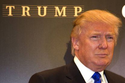 Donald Trump en el concurso de Miss Universo, celebrado en Moscú, en 2013.