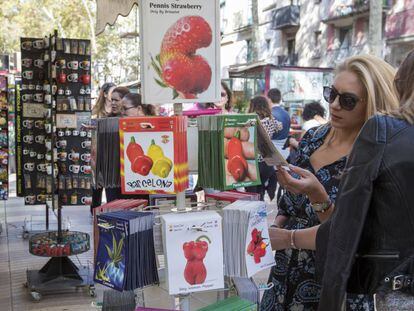 Los pimientos de formas fálicas de La Rambla. 