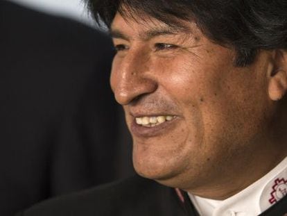 Evo Morales, presidente de Bolivia.