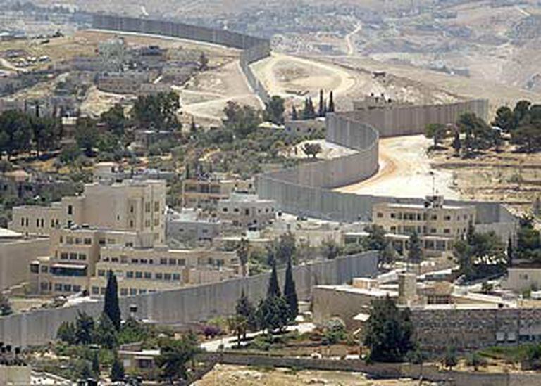 Muro de separación en Jerusalén Este. Internacional EL PAÍS