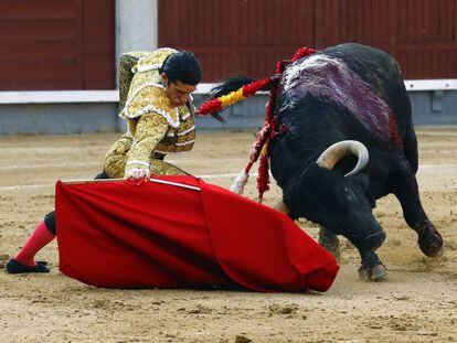 Alejandro Talavante, el pasado 23 de mayo en Las Ventas 