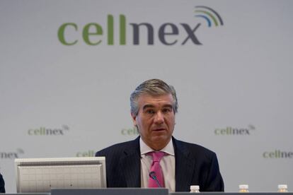 El presidente de Cellnex Telecom, Francisco Reynés. 