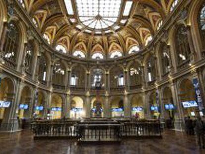 Vista del Palacio de la Bolsa de Madrid