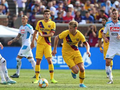 De Jong, frente al Nápoles. En vídeo, declaraciones de Ernesto Valverde.