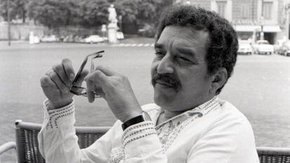 El escritor Gabriel García Márquez, en Roma en 1969.