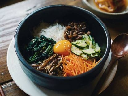 Auténtico bibimbap