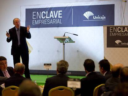 Gay de Li&eacute;bana, durante su intervenci&oacute;n en Enclave Empresarial.