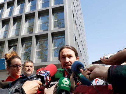 El líder de Podemos, Pablo Iglesias, contra quien se elaboró un informe plagado de falsedades.