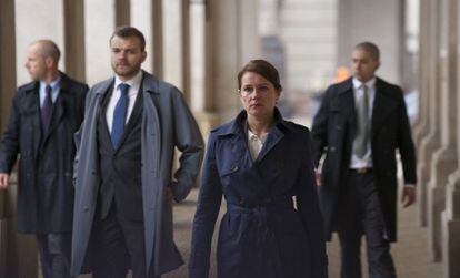 La protagonista de la serie 'Borgen'.