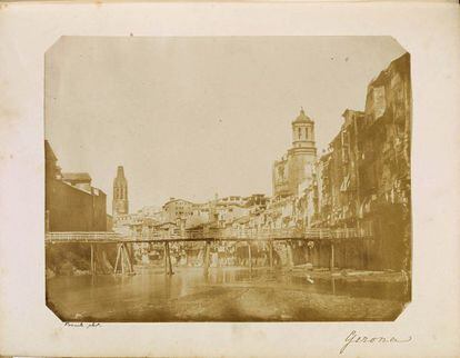 Primera fotografía de Girona, del 1852.