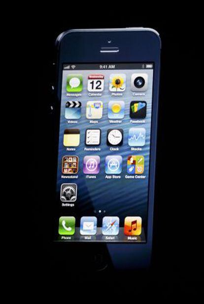 Una imagen del nuevo iPhone 5