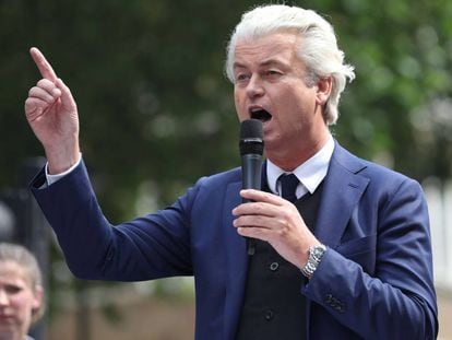 Geert Wilders en Londres el pasado junio.