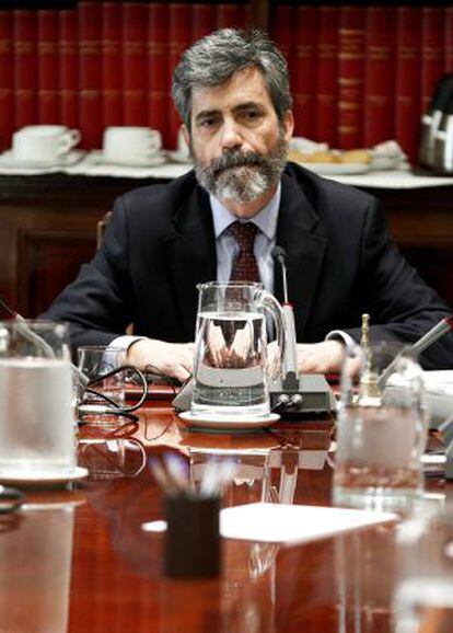 Carlos Lesmes, presidente del Consejo del Poder Judicial.