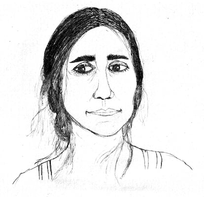 Retrato de Julieta Venegas, por la autora del texto, Rocio Quillahuaman.