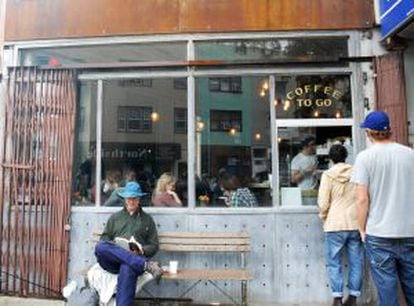 Restaurante Five Leaves, en en Greenpoint, en Nueva York.
