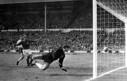 El gol de Hurst en el Mundial de 1966.