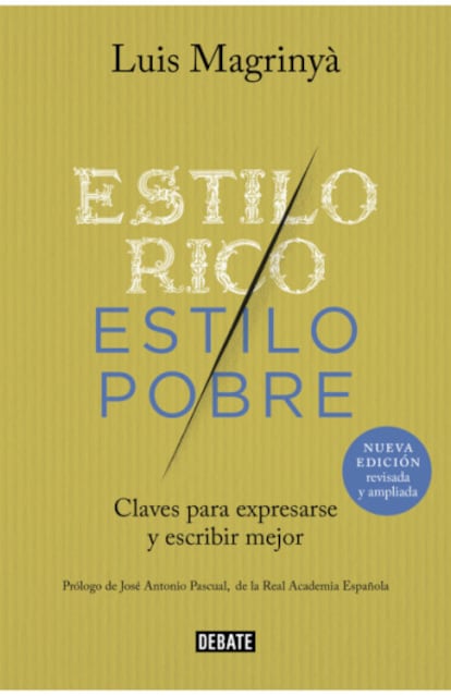 Portada de 'Estilo rico, estilo pobre', de Luis Magrinyà.