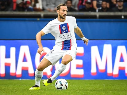 Fabián Ruiz, en su debut con el PSG el 10 de septiembre.