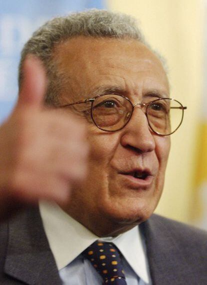 El diplomático argelino Lajdar Brahimi, en una imagen de 2004.