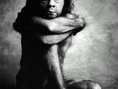 Recreación artística de un hombre de Neandertal realizada por el fotógrafo Graham Ford.