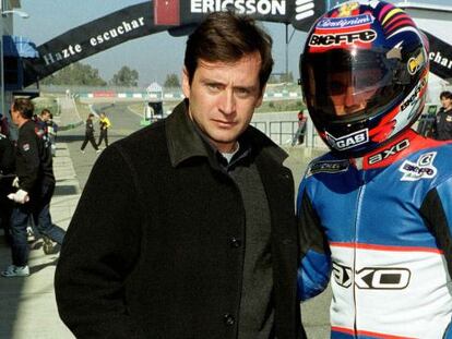 En la imagen, Loris Capirossi (d) y Sito Pons.