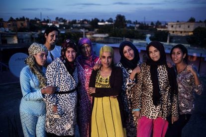 Miembros de la asociación Mujeres Lideresas del Sector de los Frutos Rojos, en Marruecos.