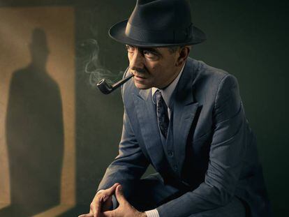 Rowan Atkinson, com a Maigret.