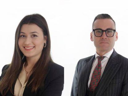 Paula Durac, abogada al frente de Romania Desk, y Juan Pedro Dueñas Ruart, socio director de Dueñas Ruart Abogados.