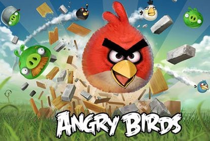 Los pájaros y cerdos protagonistas del juego <i>Angry Birds.</i>